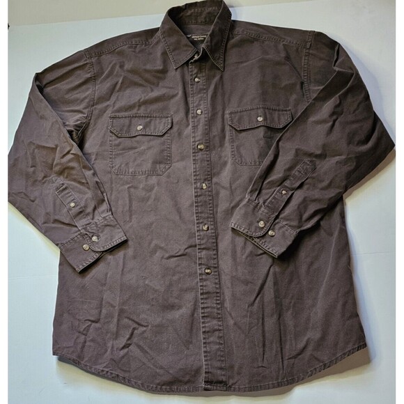 St‎ John's Bay vintage men's long sleeve button up Sz M - Picture 1 of 14